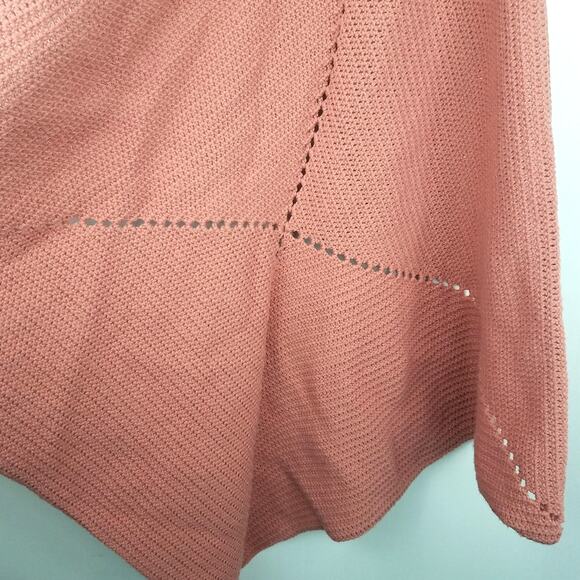 Handmade Vintage Knitted Teddy Bear Wrap Towel Coverup - Picture 6 of 6